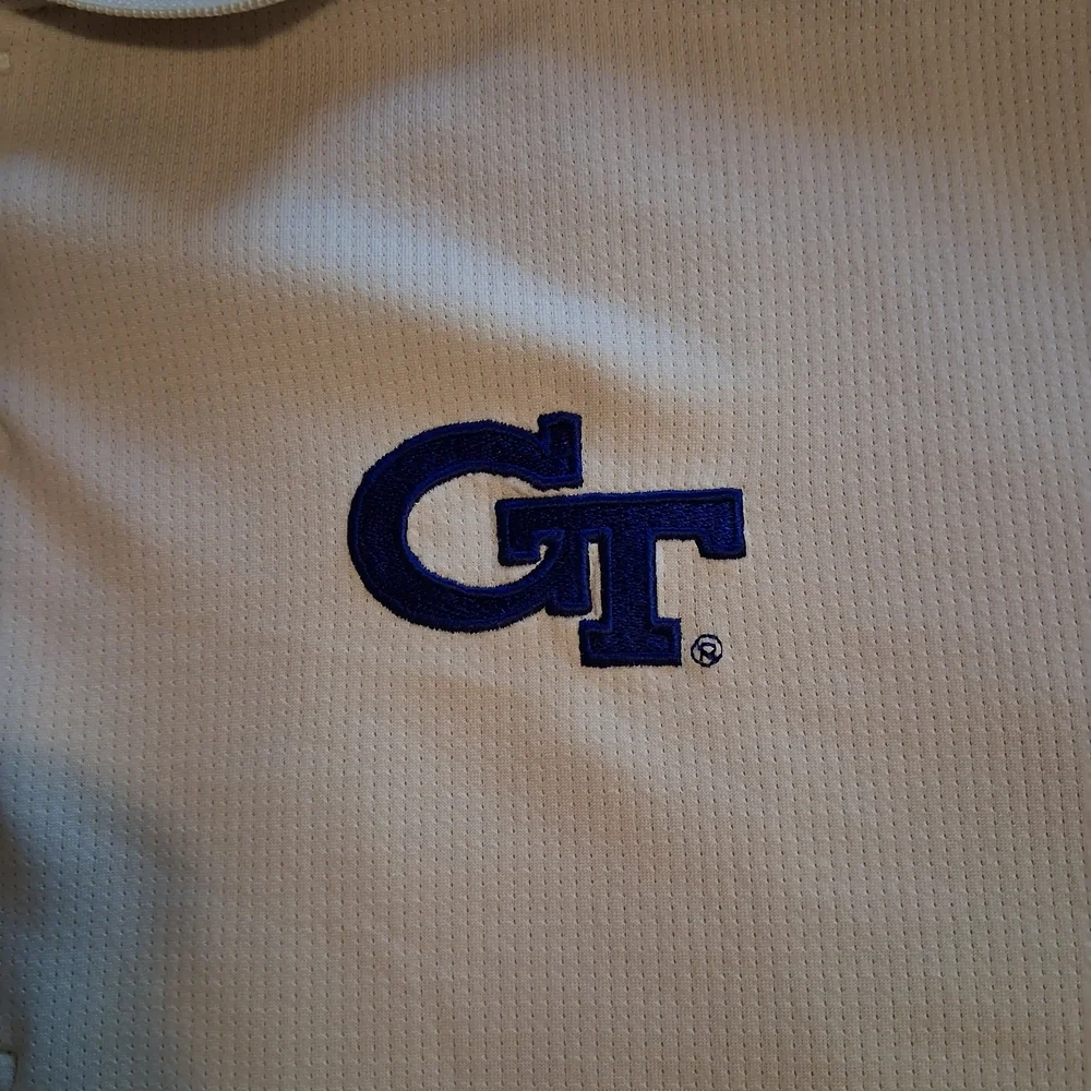 Georgia Tech Yellowjackets PGA Tour Mens  Polo Golf Shirt Size XL - Picture 4 of 6